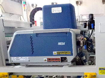 Hot melt glue machine operation for wrap around packer machine