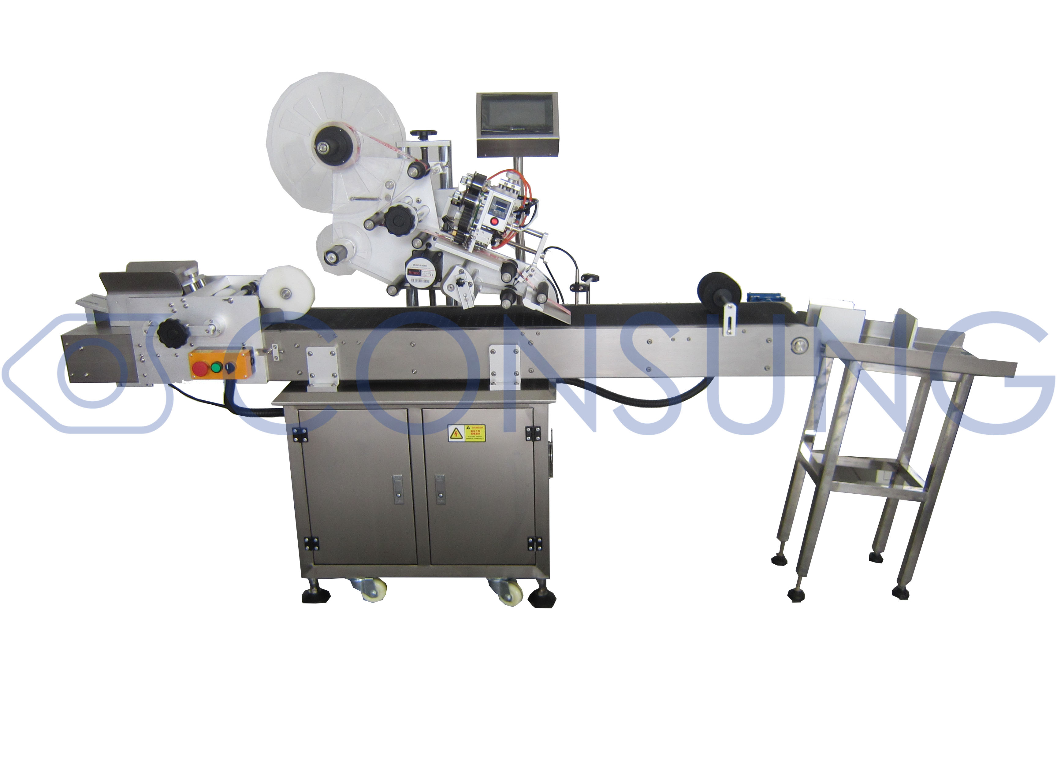 USA customer order bag labeling machine