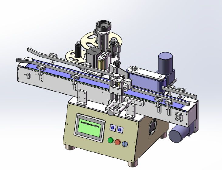 Tabletop Round Bottle Labeler Machine